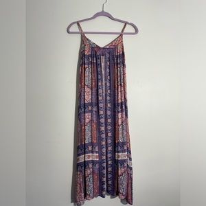 Lucky Brand xs lined adjustable spaghetti strap dress